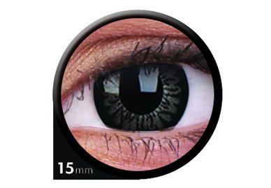 ColourVue Big Eyes - Awesome Black (2 čočky tříměsíční) - dioptrické - DOPRODEJ