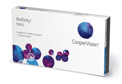 Biofinity Toric (3 čoček) - Výprodej parametrů