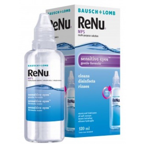 ReNu MPS Sensitive Eyes 120 ml s pouzdrem - poškozený bal