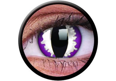 ColourVue Crazy čočky - Purple Dragon (2 ks roční) - nedioptrické