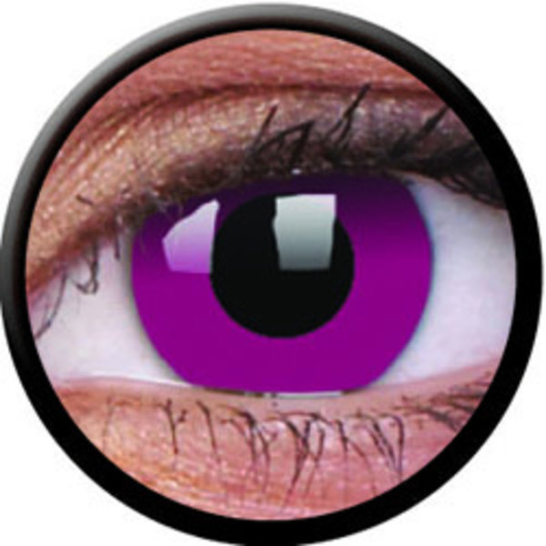 ColourVue Crazy čočky - Purple (2 ks roční) - nedioptrické