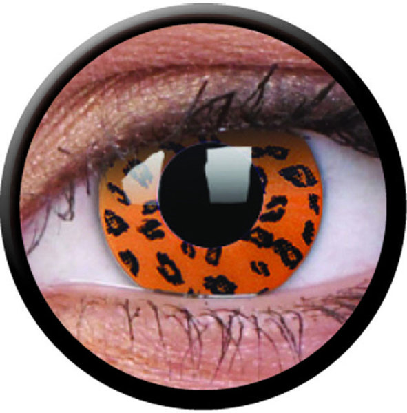 ColourVue Crazy čočky - Yellow Leopard (2 ks roční) - nedioptrické - exp.04/2020