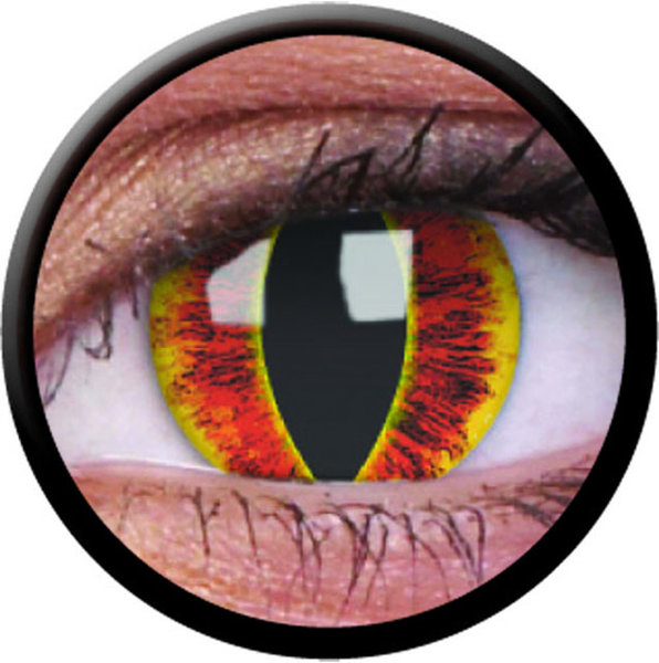 ColourVue Crazy čočky - Saurons Eye (2 ks roční) - nedioptrické - exp.02/22