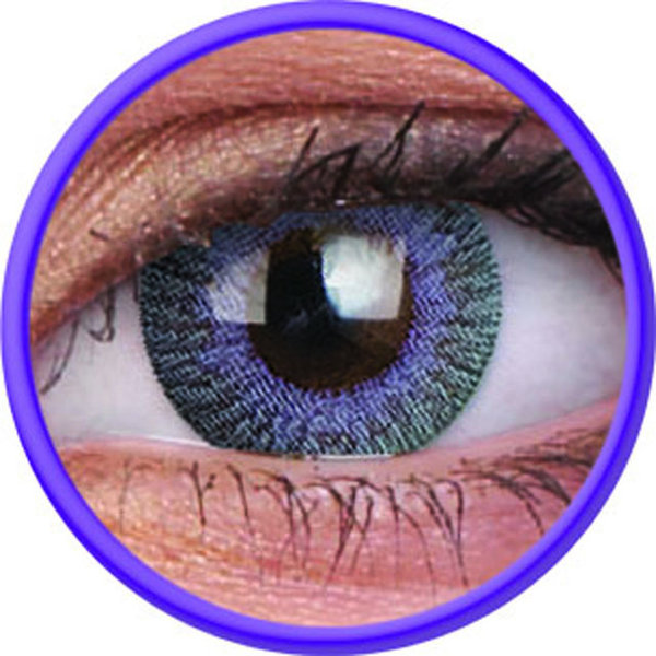 ColourVue Fusion - Grey Violet (2 čočky tříměsíční) - dioptrické - exp. 07/2024