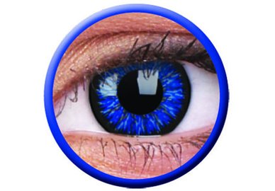 ColourVue Glamour - Blue (2 čočky tříměsíční) - dioptrické - exp. 08/2026