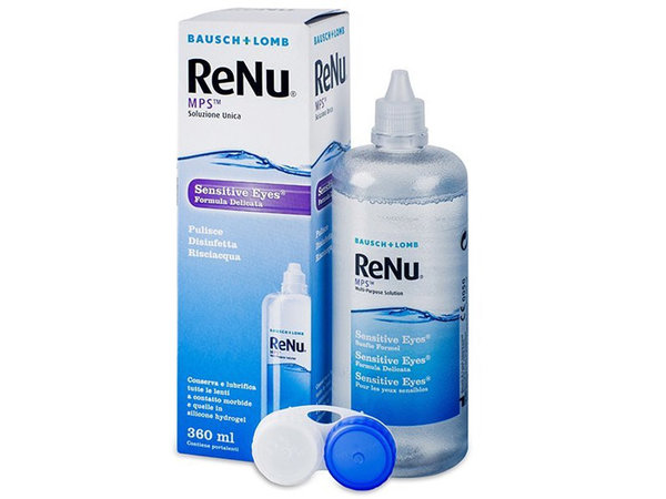 ReNu MPS Sensitive Eyes 360 ml s pouzdrem - poškozený obal