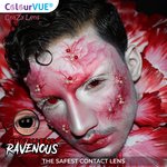 ColourVue Crazy čočky 17 mm - Ravenous (2 ks roční) - nedioptrické