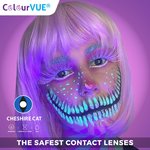 ColourVue Crazy čočky - Cheshire Cat (2 ks roční) - nedioptrické