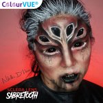 ColourVue Crazy čočky Sklerální - Sabretooth (2 ks půlroční) - nedioptrické