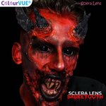 ColourVue Crazy čočky Sklerální - Sabretooth (2 ks půlroční) - nedioptrické