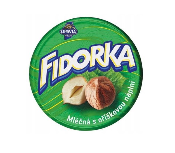 Fidorka mléčná s oříškovou náplní 30g