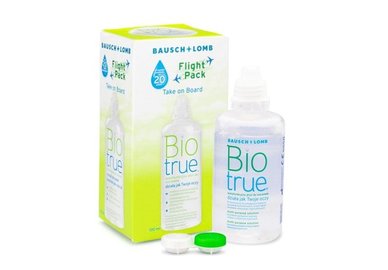 Biotrue 100 ml flight pack s pouzdrem - Poškozený obal