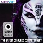 ColourVue Crazy čočky - Whiteout (2 ks roční) - nedioptrické - exp.02/21