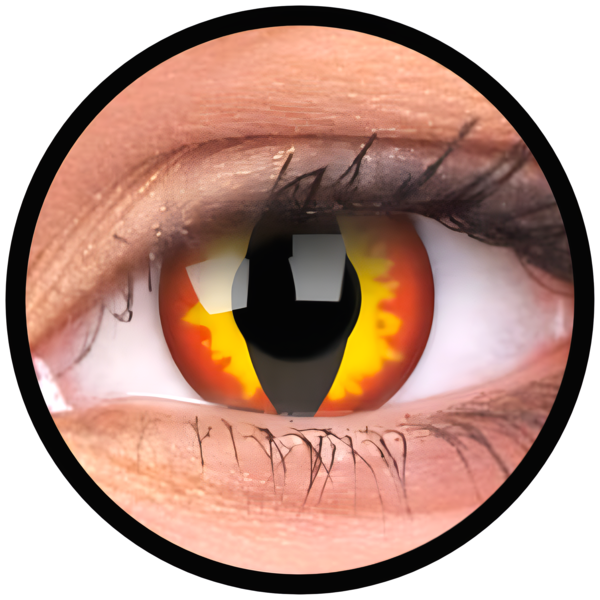 ColourVue Crazy čočky - Dragon Eyes (2 ks jednodenní) - nedioptrické - Výprodej - Expirace 07/2021