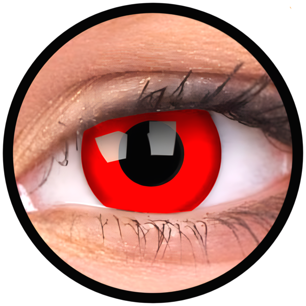 ColourVue Crazy čočky - Red Devil (2 ks roční) - nedioptrické - exp.02/22