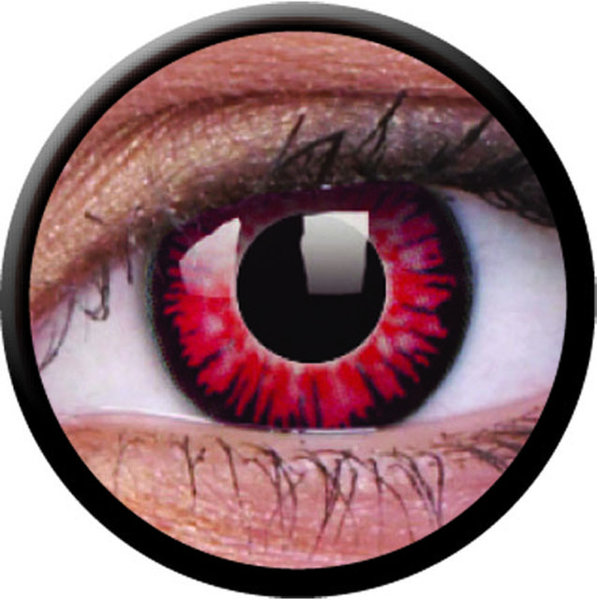 ColourVue Crazy čočky - Vampire (2 ks roční) - nedioptrické, doprodej