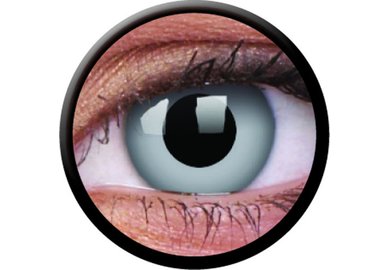 ColourVue Crazy čočky - Zombie Grey (2 ks roční) - nedioptrické, doprodej