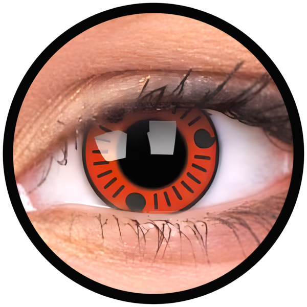 ColourVue Crazy čočky - Sasuke (2 ks roční) - nedioptrické - exp. 11/2026