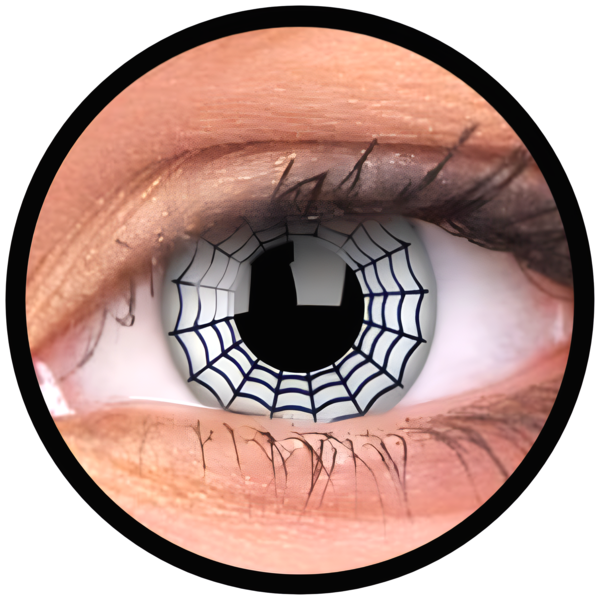 ColourVue Crazy čočky - Spider (2 ks roční) - nedioptrické - exp. 10/2026