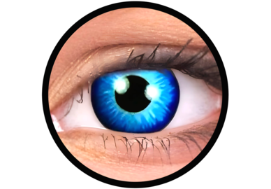 ColourVue Crazy čočky - Space Blue (2 ks tříměsíční) - nedioptrické