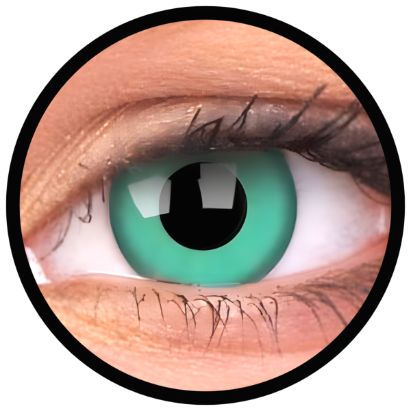 ColourVue Crazy čočky - Emerald (2 ks roční) - nedioptrické, doprodej