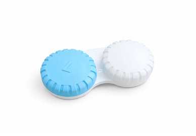 Klasické pouzdro dvoubarevné - bílo-modré