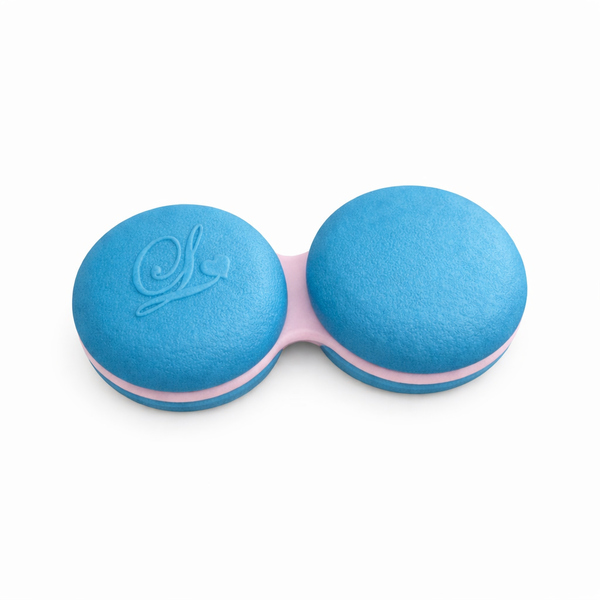 Klasické pouzdro makronka - tmavě modré