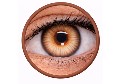 Phantasee Nülook - Misty Brown (2 čočky měsíční) - nedioptrické