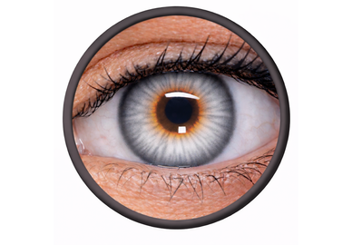 Phantasee Nülook - Misty Grey (2 čočky měsíční) - nedioptrické