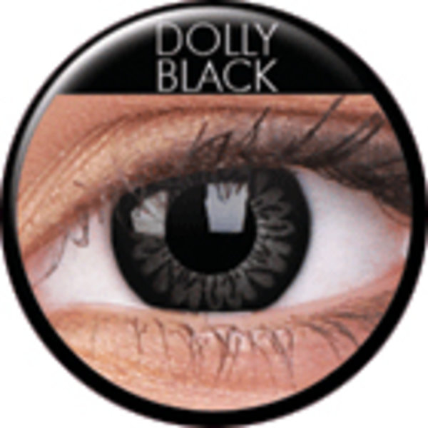 ColourVue Big Eyes - Dolly Black - Toric  (2 čočky tříměsíční ) - dioptrické