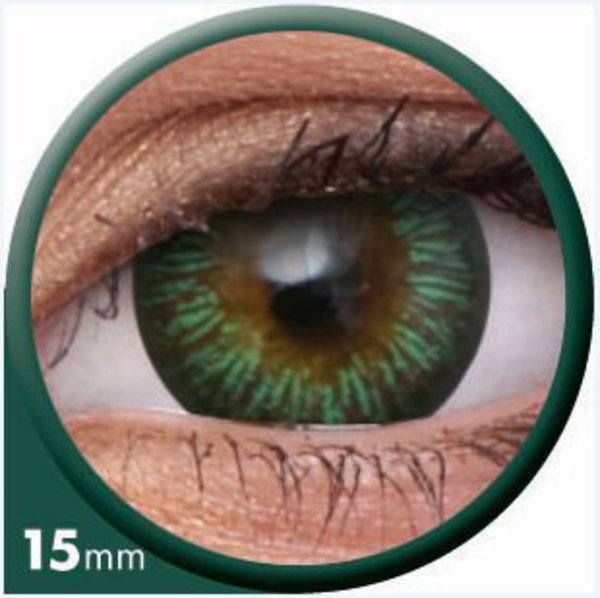 ColourVue Big Eyes - Enchanter Green (2 čočky tříměsíční) - nedioptrické