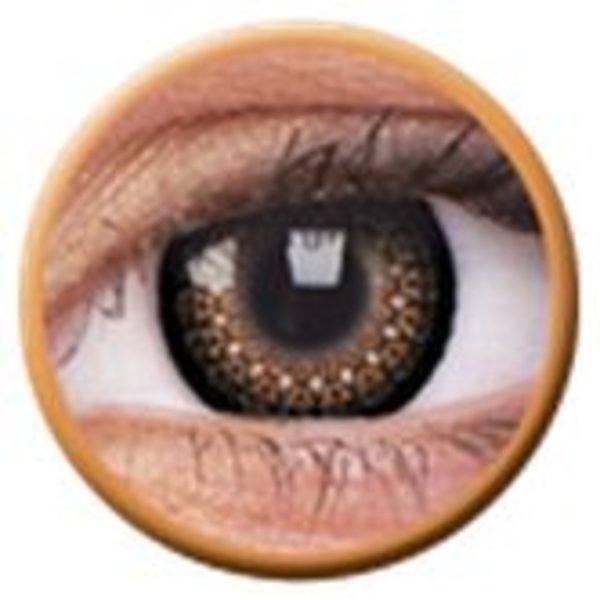 ColourVue Eyelush - Brown (2 čočky tříměsíční) - nedioptrické