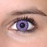 ColourVue Glamour - Violet (2 čočky tříměsíční) - nedioptrické-doprodej; výroba ukončena