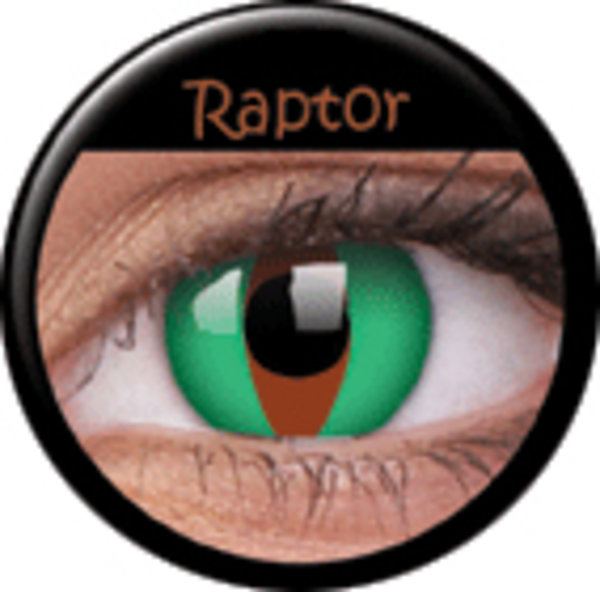 ColourVue Crazy čočky - Raptor (2 ks roční) - nedioptrické - exp. 08/2024
