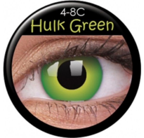 ColourVue CRAZY ČOČKY - Hulk Green (2 ks tříměsíční) - dioptrické - doprodej 10/2018