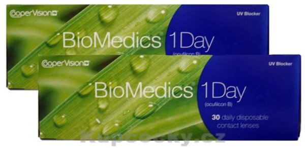 Kontaktní čočky Biomedics 1 Day 30 ks - Výprodej