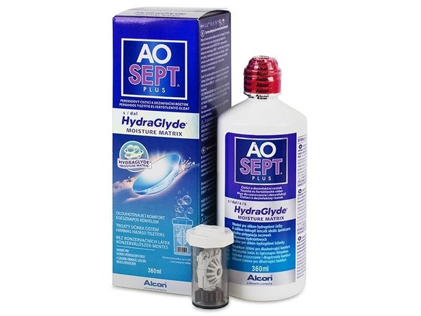 AOSEPT Plus HydraGlyde 360 ml s pouzdrem - exp.05/2022