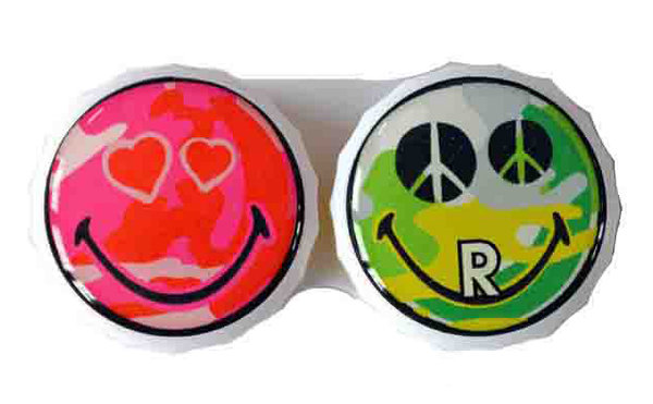 Klasické pouzdro motiv Smiley - Green Peace